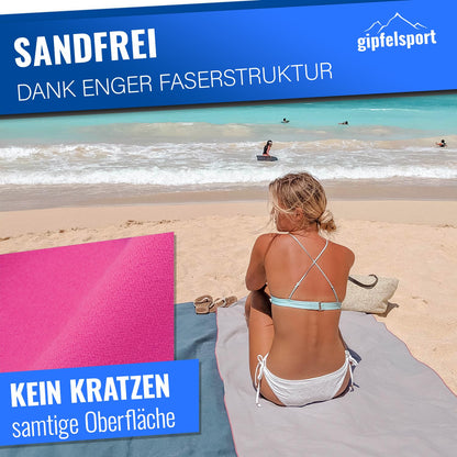 gipfelsport Microfibre Towel 1x S(80x40cm) Fuchsia
