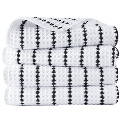 POLYTE 430 GSM Microfibre Quick Dry Waffle Hand Towel, 40.6x76.2 cm