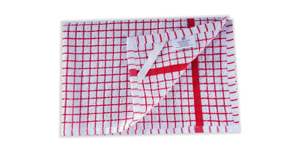 QUALITY HOME TEXTILES 100% Cotton Luxury Terry Towelling Tea Towels | Pack of 6| Kitchen Hand Towels Dish Cloth Super Absorbent Soft Touch
