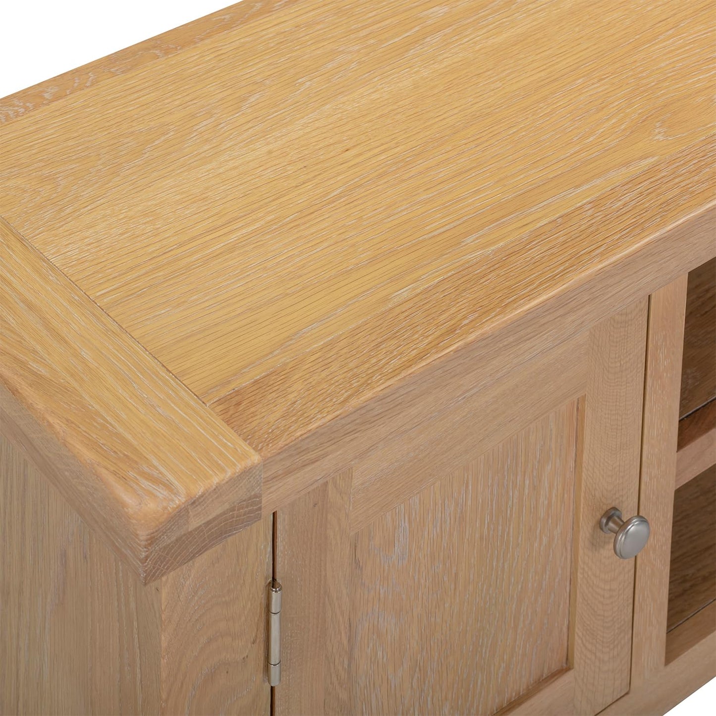 Seconique Windsor Straight Tv Unit in Natural Oak