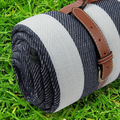 Goodsnetic Picnic Mat,79"x79"Oversized Picnic Blanket Waterproof Sandproof Beach Mat for 6-8 Adults, Large and Thick Gingham Picnic Blanket for Beach