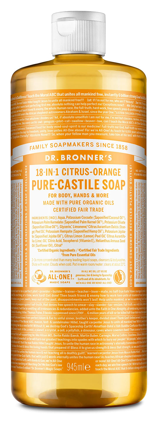 Dr. Bronner's Organic Liquid Soap Citrus 946 ml