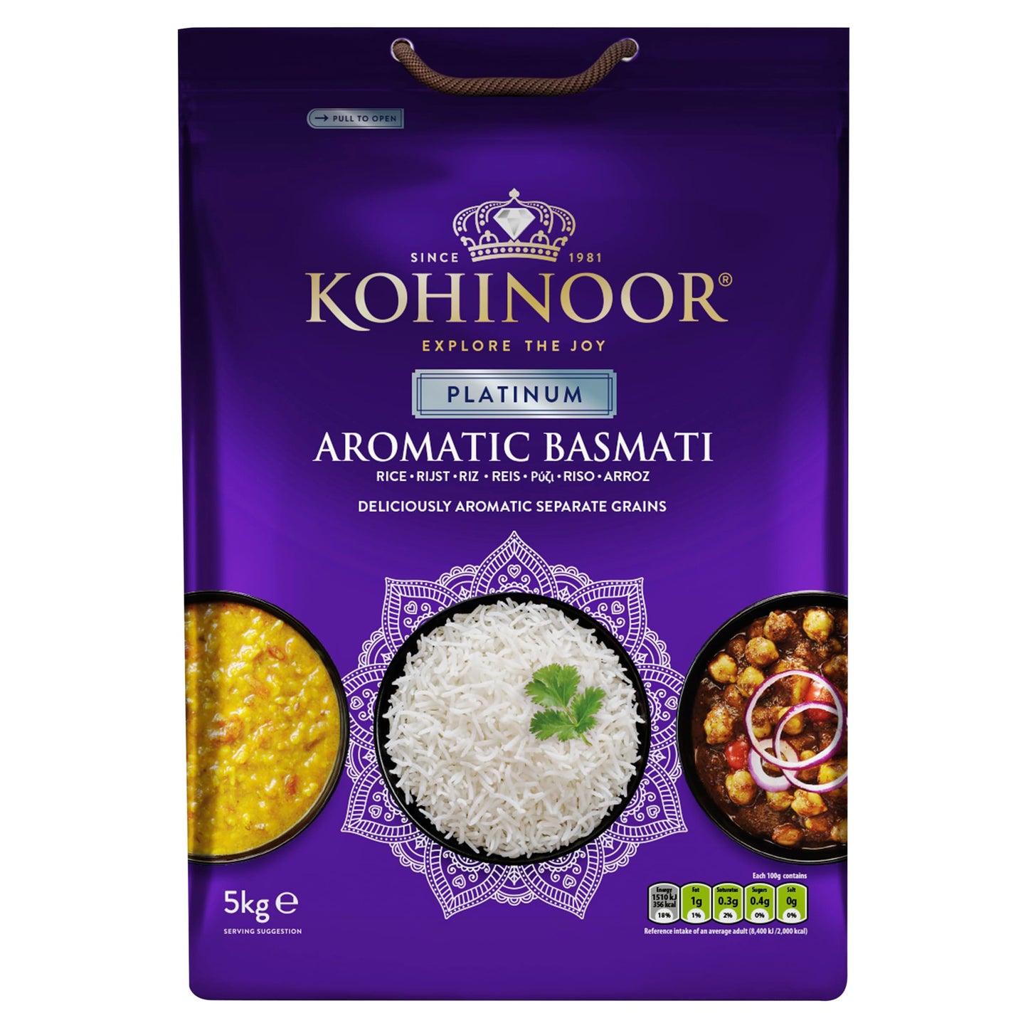Kohinoor Platinum Basmati Rice 5 kg