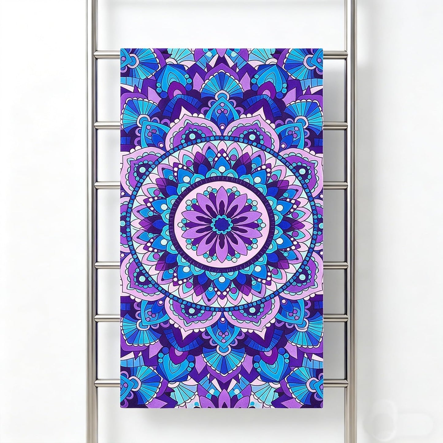 yayafunfun Large Quick Dry Microfibre Beach Towels for Adults, 160X90cm Mandala Bath Towel Travel Towels with Pocket