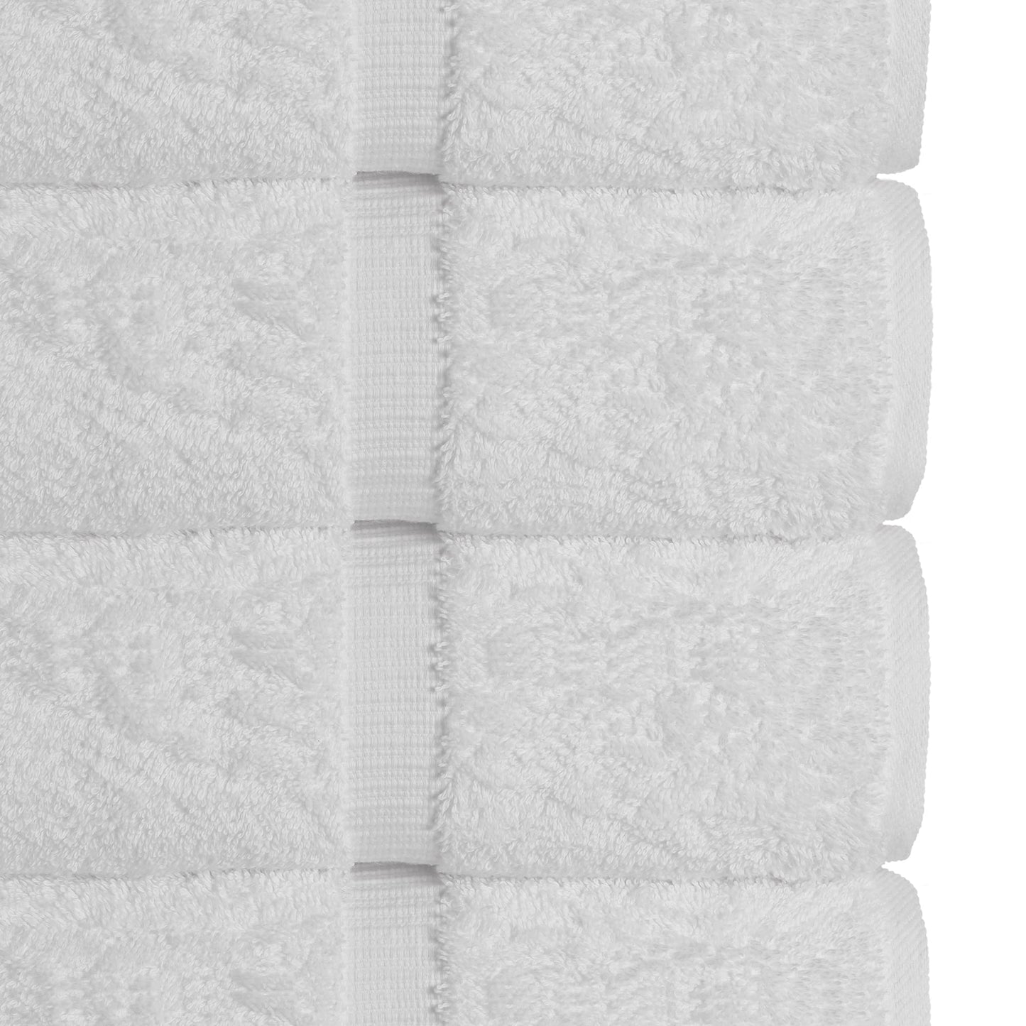 Chakir Turkish Linens Luxury Spa and Hotel Quality Premium Turkish Cotton 6-Piece Towel Set (2 x Bath Towels, 2 x Hand Towels, 2 x Washcloths)