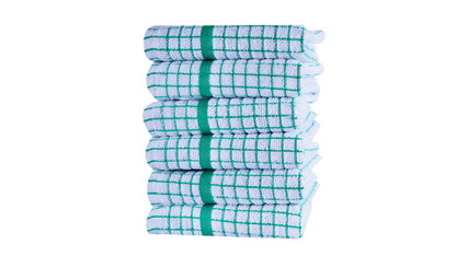 QUALITY HOME TEXTILES 100% Cotton Luxury Terry Towelling Tea Towels | Pack of 3| Kitchen Hand Towels Dish Cloth Super Absorbent Soft Touch