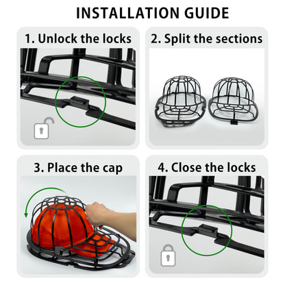 HomeGadget Cap Cleaner - for washing machine and dishwasher - [with reinforced struts]