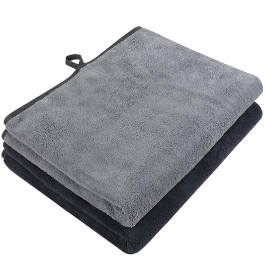 VIVOTE 50x100 CM Microfibre Hand Towels for Bathroom, Super Soft & Quick Drying Hand Towel with Hanging Loop, Large Bathroom Hand Towels, Durable