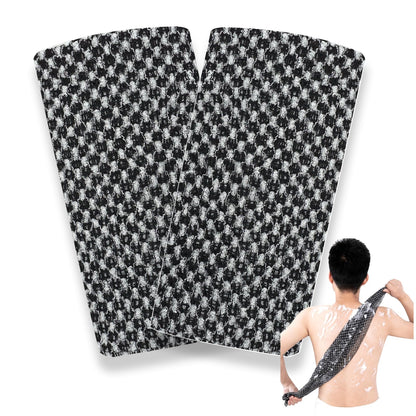 2 PCS Japanese Exfoliating Towel, Exfoliating Shower Towel for Deep Cleansing, Body Scrubber Soft Japanese Washcloth for Body Scrub & Bath