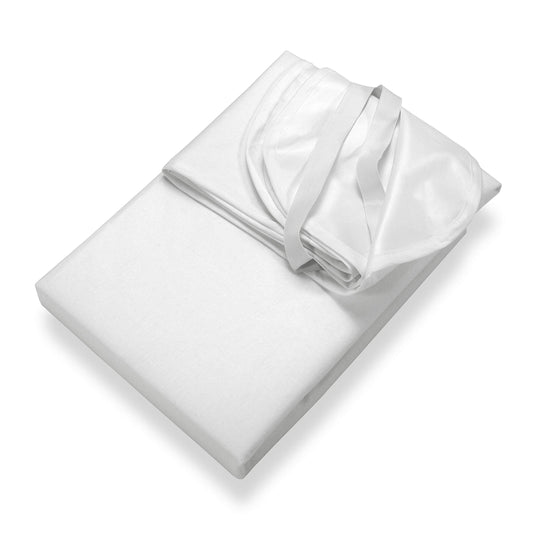 Setex Waterproof Towelling Incontinence Sufferers/for Use As for Hygiene Conscious Mattress Protector Mattress Protection, COTTON, white, 160 cm x 200