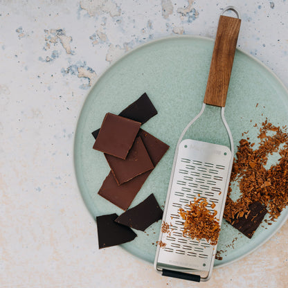 Microplane Kitchen Grater Ribbon for Hard Cheese, Apple, Carrot, Zucchini and Chocolate with Stainless Steel Blades - Made in USA