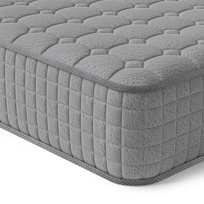 Vesgantti European Single Mattress Hybrid Mattress 90x200x25cm, Grey