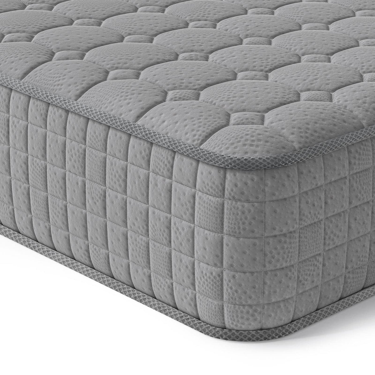 Vesgantti King Size Mattress Hybrid Mattress 150x200x25cm, Grey