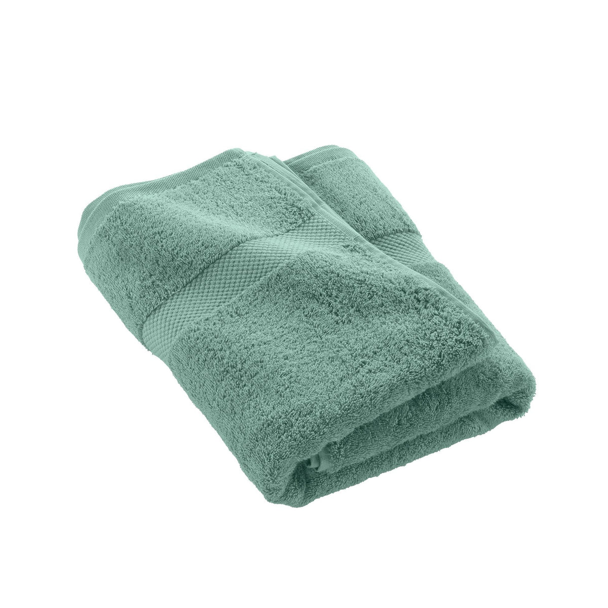 douceur d'intérieur, Elegance Celadon Bath Towel (70 x 130 cm) 100% Cotton Plain