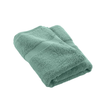 douceur d'intérieur, Elegance Celadon Bath Towel (70 x 130 cm) 100% Cotton Plain