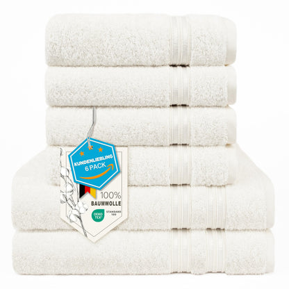 Hammetex Bathrobe 100% Cotton Unisex for Men and Women Quality 400 g/m² Quality Soft Absorbent Terry Towelling Bathrobe for Couples with Pockets