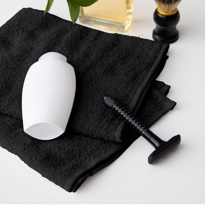 Avalon 24 Pack Black 100% Cotton 16x27 Inch Highly Absorbable Facial & Gym Hand Towels
