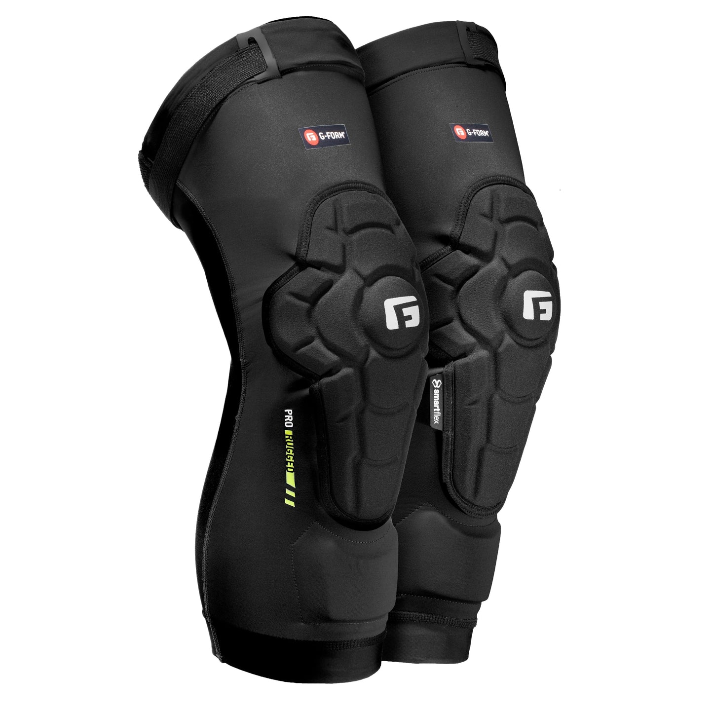 G-Form Pro-Rugged 2 MTB Knee Guards - Mountain Bike Knee Pads for Men & Women - Black, Adult XX-Large