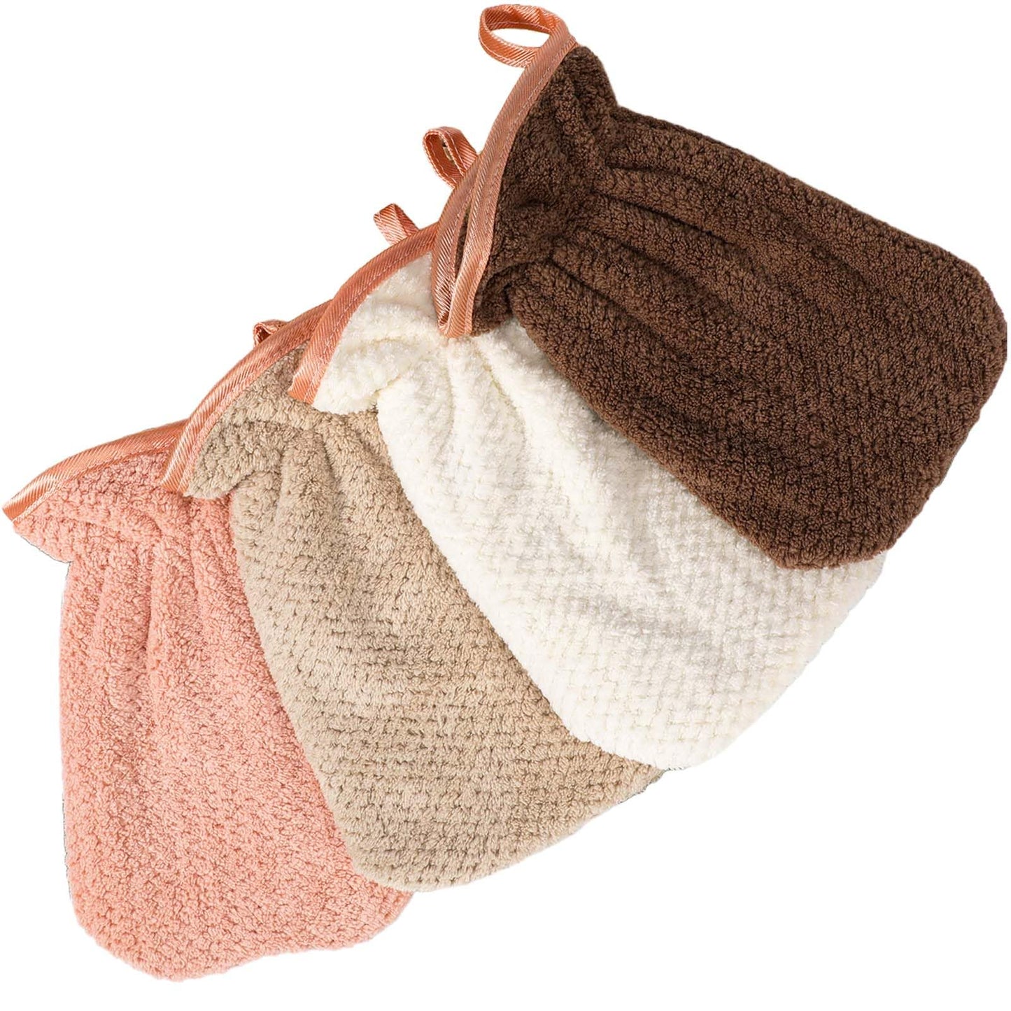 PHOGARY Microfiber Wash Mitt for Body & Face, Super Soft Absorbent Washcloth, Coral Fleece Face Cloth Bath Mitts for Child Adult