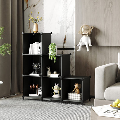 AWTATOS Cube Storage Organizer, Storage Cubes Shelves Bookshelf, 6 Cube
