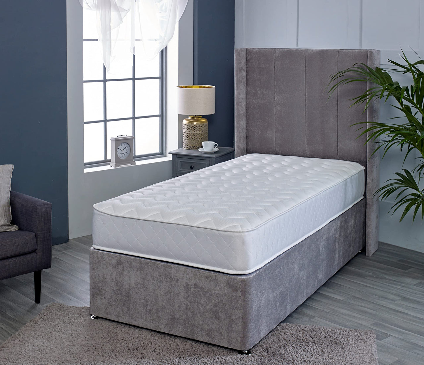 Starlight Beds Astral White Hybrid EU Small Single Mattress - 80x200