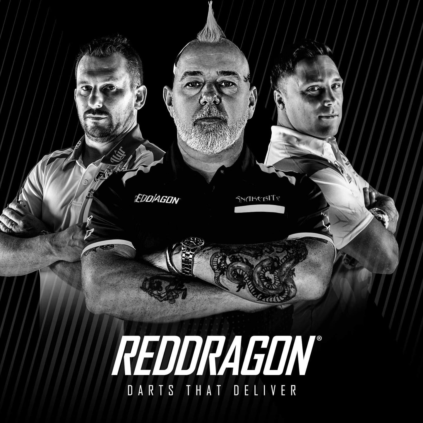 RED DRAGON Lethal Magic 30g Tungsten Darts Set with Flights and Stems