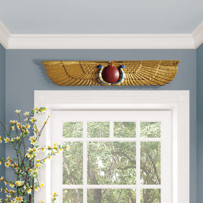 Design Toscano NG32428 Egyptian Temple Sculptural Wall Pediment