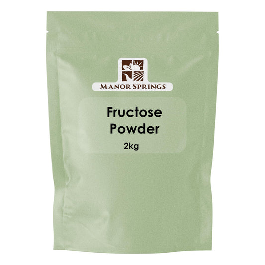 Fructose Powder 2kg, Pure Crystalline Frustose, Excellent Substitute for Sugar, by Manor Springs