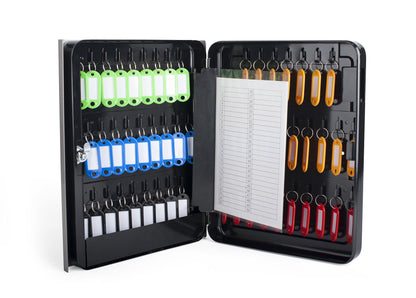 PAVO -Premium Designer Key Cabiner, Key Safe with modern front for 54 keys, size : 25 × 7 × 30 cm - 8018567