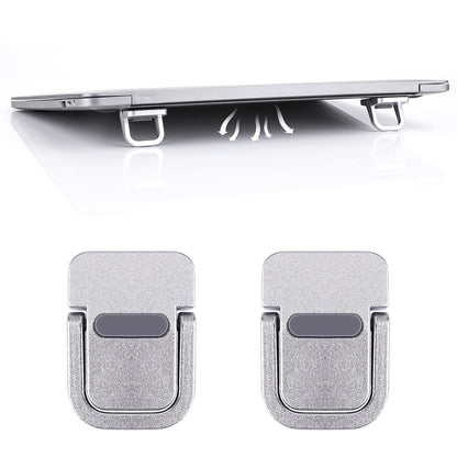 Abeillo 2PCS Portable Keyboard Riser, Self-Adhesive Mini Laptop Stand Invisible Computer Keyboard Stand for Desk, Laptop Feet Compatible with Pro/Air