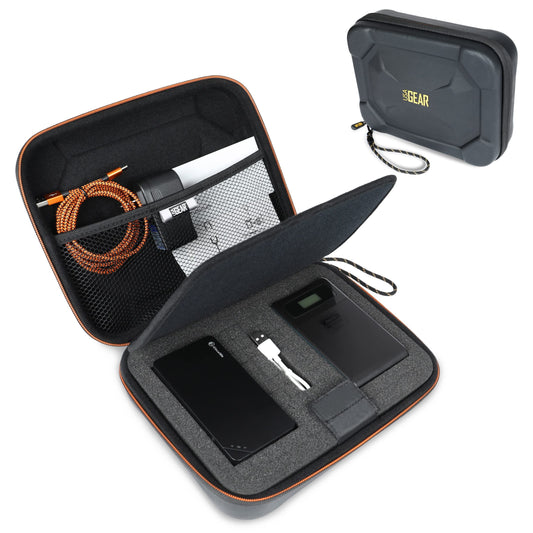 USA Gear Hard Case for Mobile Hotspot Compatible with Netgear Nighthawk M6, Verizon Hotspot, AT&T, Solis Lite and More - Customizable Foam Interior,