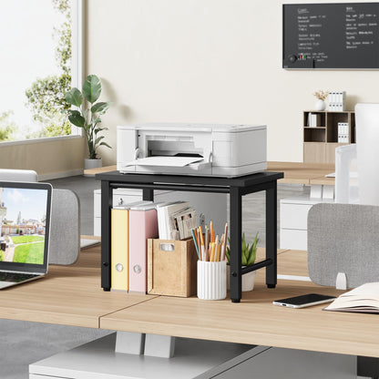Gewudraw Desktop Printer Stand, Desk Shelf for Home Office, 39 x 28 x 30 CM
