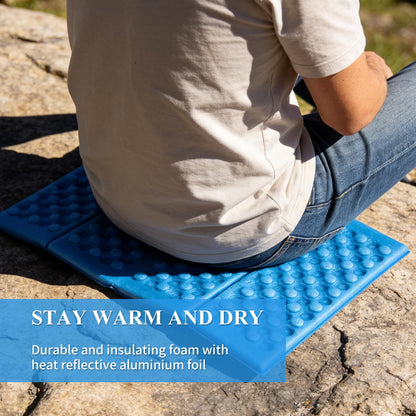 Laurraine 2Pcs Folding Sit Mat, XPE Foam Ultralight Portable Seat Pad