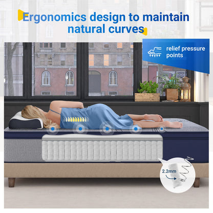 Avenco Bed Mattress Conventional, Foam, Super King