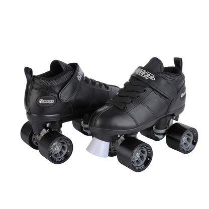 Chicago Skates Chicago Bullet Men's Speed Roller Skate -Black Size 11 US (B-10011)
