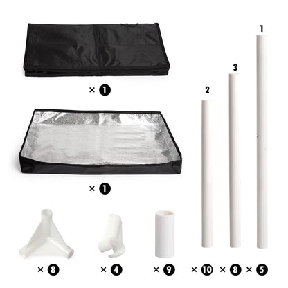 POTLAB Small Grow Tent for AeroGarden Indoor Garden, Mini Grow Tent for Hydroponics Growing System,Protection Enclosure for Indoor herb Garden