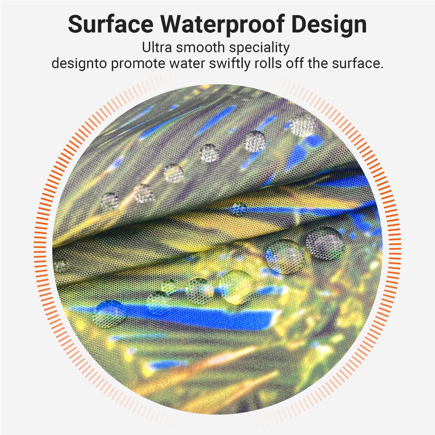 Lerores Shower Curtain, 180 x 200 cm, Beach, Weighted Hem, Anti-Mould Textile, Water-Repellent
