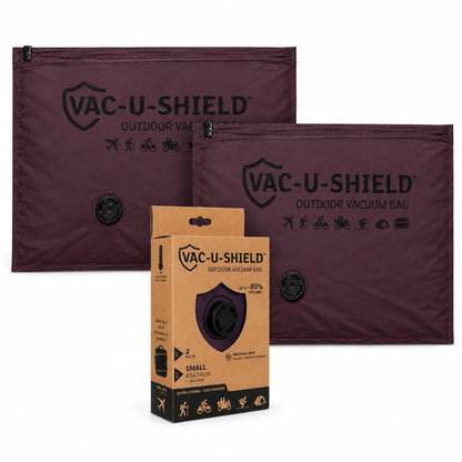 Vac-U-Shield 6 Outdoor Vacuum Bags, 3 Sizes S M L, Travel Anti-Scratch
