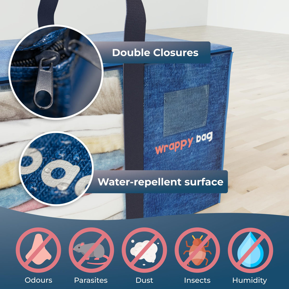 Wrappybag moving bags extra large strong - Packing bags for Moving House