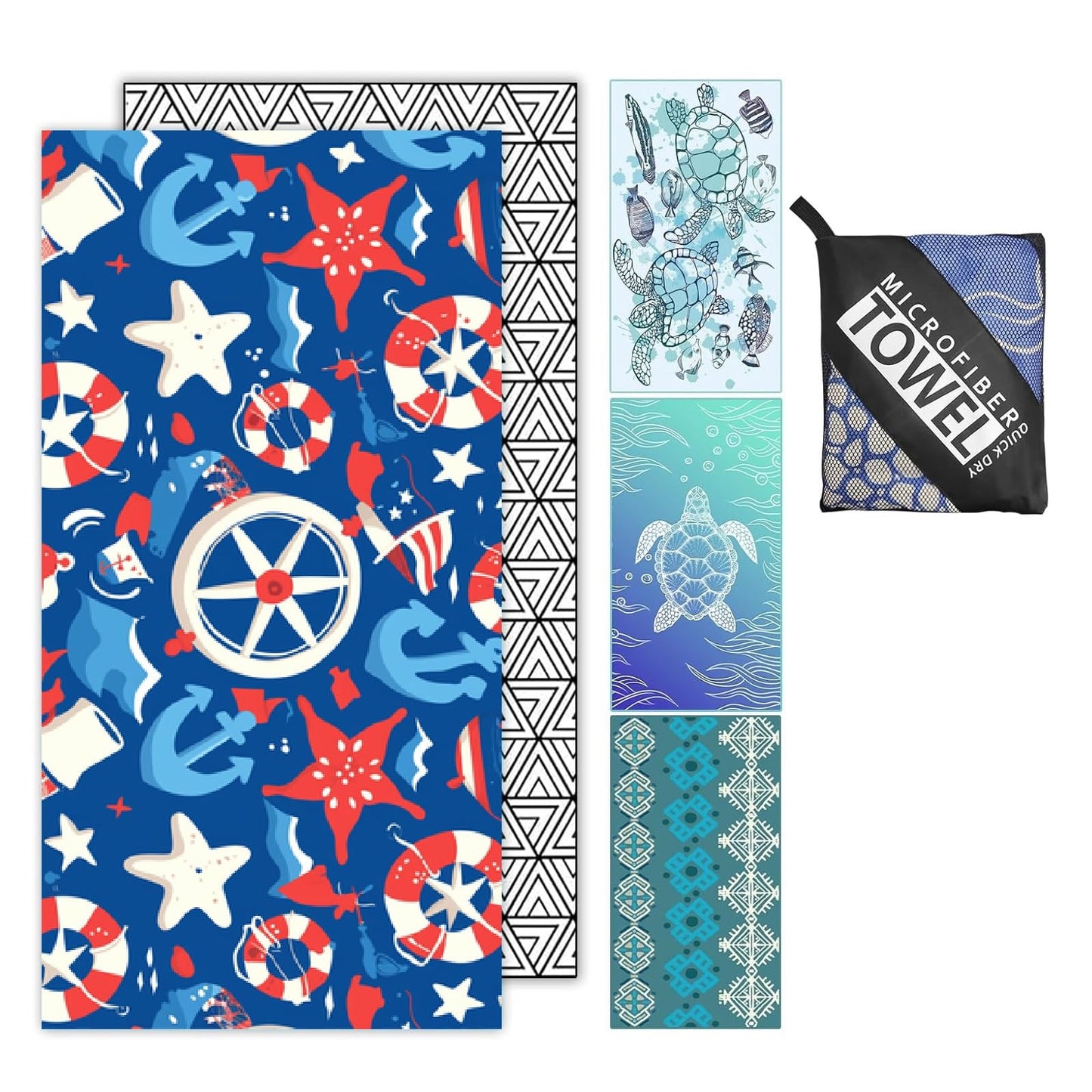 Startseite Microfibre Beach Towels for Adults - 180x100cm Lightweight Beach Towel Extra Large, Sand Free & Quick Dry Beach Towel Extra Large for