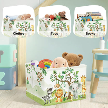 HUUMONSS Foldable Laundry Hmaper Large Kid Toy Basket, 36L