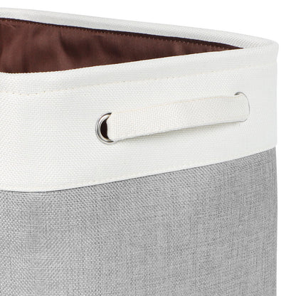 KEEGH Fabric Storage Baskets Set of 3, 12 Inch Storage Boxes for Shelves