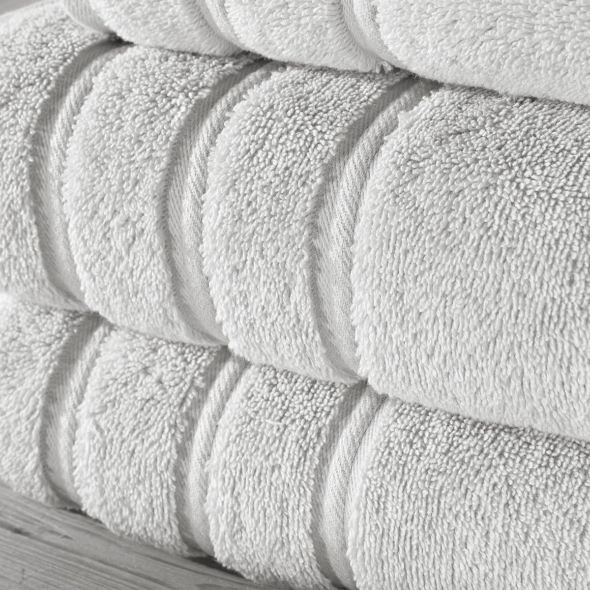 Christy Antalya Large Bath Towels | Set of 6 | 100% Turkish Cotton | 600GSM | Soft Plush Luxury Towel Set
