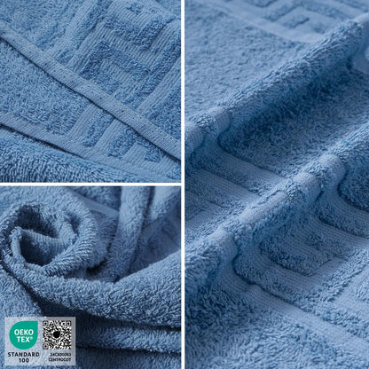 nice homeit Set of 12 Mini Hand Towels 30 x 30 cm - Face and Guest Towels 100% Ring-Spun Cotton - for Hands, Babies, Makeup, Kitchen