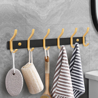 MEIJO Coat Hooks Wall Mounted, Coat Rack Wall Mounted Stainless Steel Heavy Duty Wall Hook, Coat Hooks for Door, Bedroom, Bathroom