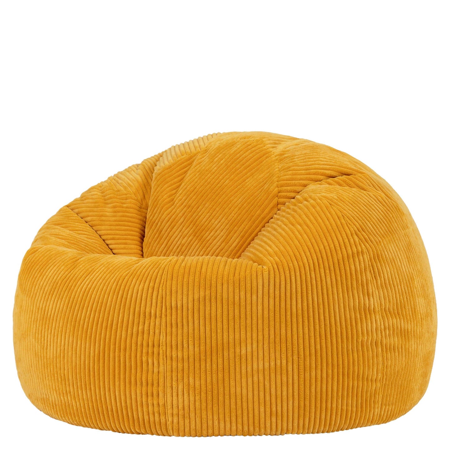 icon Kingston Cord Bean Bag with Filling Included, Yellow