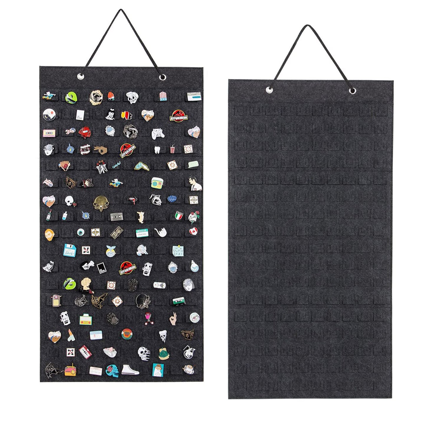 PACMAXI Hanging Brooch Pin Organizer, Display Pins Storage Case, Brooch Collection Storage Holder, Holds Up to 170 Pins.(Not Include Any Accessories)