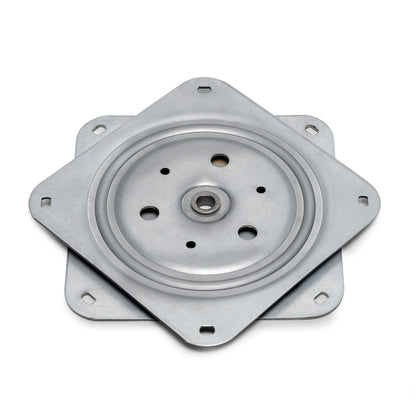 Emuca - Swivel Platform/Rotating Base of 360° for Cabinet/TV Screen, Zinc Plated, Steel