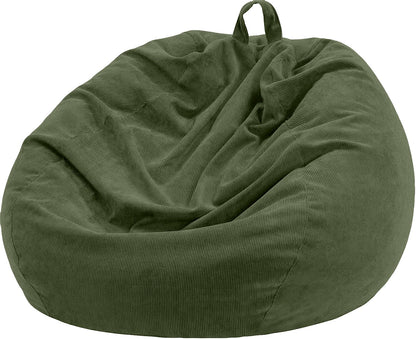 Nobildonna Bean Bag Chair Cover (No Filler) for Kids Beanbag Stuffed Animal Storage Without Filling Plush Toys Holder and Organizer Soft Premium