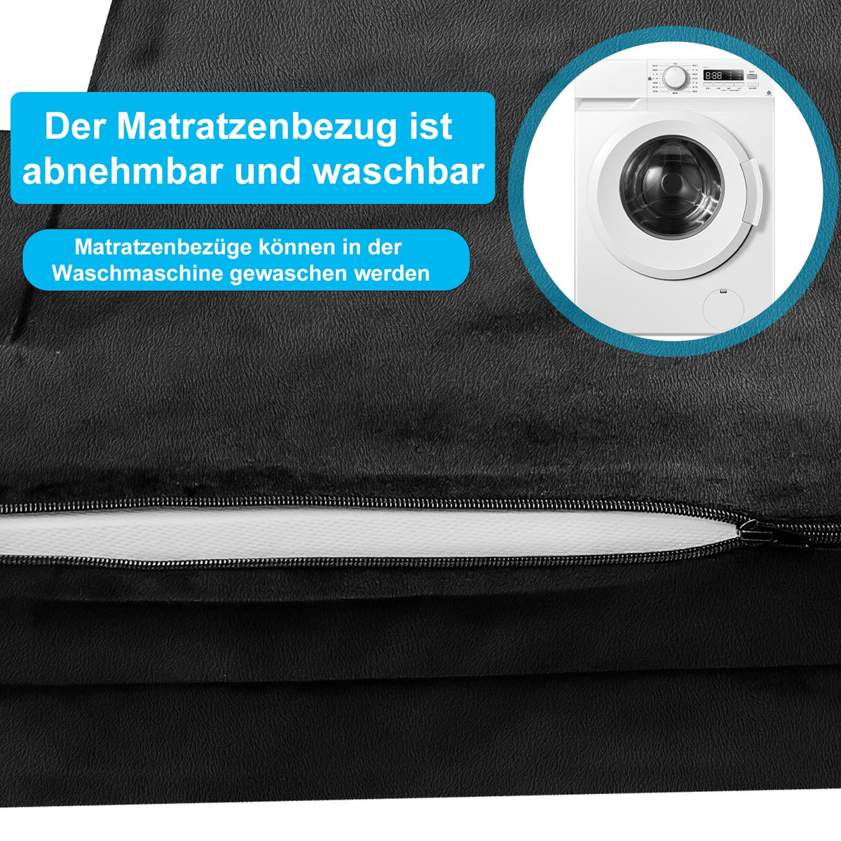 xxjolavv [Thickened] Portable Folding Mattress Compatible with VW T32 T4 T5 T6 T6.1 T7 Multivan California Beach Caravelle and Transporter